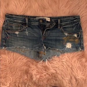Abercrombie denim cut offs